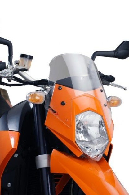 Afbeeldingen van Vervangingsruit naked bike Puig KTM 950 Supermoto/R '06-'08/ Superenduro '06-'09-transparant