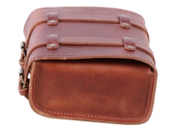 Afbeeldingen van Legacy rear bag leer rugged bruin Hepco&Becker