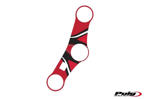 Afbeeldingen van Kroonplaatcover model Radikal voor Honda CBR900RR '98-'99-Rood