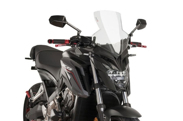 Afbeeldingen van Vervangingsruit Puig naked bike Honda CB650F '14--transparant