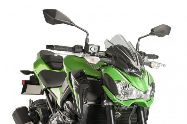Afbeeldingen van Vervangingsruit naked bike Sport Puig Kawasaki Z900 '17--licht getint