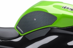 Afbeeldingen van Tank protector/grip stickers zwart Puig Kawasaki ZX-6R/636 ’09-‘16