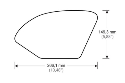 Afbeeldingen van Tank protector/grip stickers zwart Puig Suzuki GSX-R1000/R ’17-