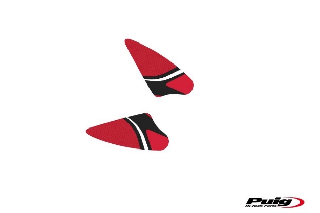 Afbeeldingen van Kroonplaatcover model Radikal voor diverse Ducati modellen-Rood