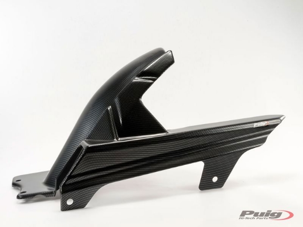 Afbeeldingen van Achterspatbord Puig carbon look Suzuki DL1000 / DL1050