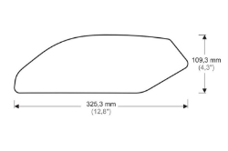 Afbeeldingen van Tank protector/grip stickers zwart Puig Suzuki GSX-S1000 ’15-/F ’16-