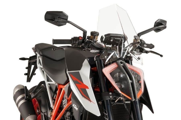 Afbeeldingen van Vervangingsruit naked bike Sport Puig KTM Superduke 1290 R '17--transparant