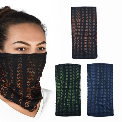 Afbeeldingen van Multi Functional Head & Neck Wear model Comfy All Black 3-pack - Oxford