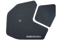 Afbeeldingen van Tank protector/grip stickers zwart Puig Yamaha MT-09 ’13-/SP ’18-