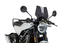 Afbeeldingen van Vervangingsruit naked bike Puig Husqvarna Svartpilen/Vitpilen 401 '17-'23--donker getint