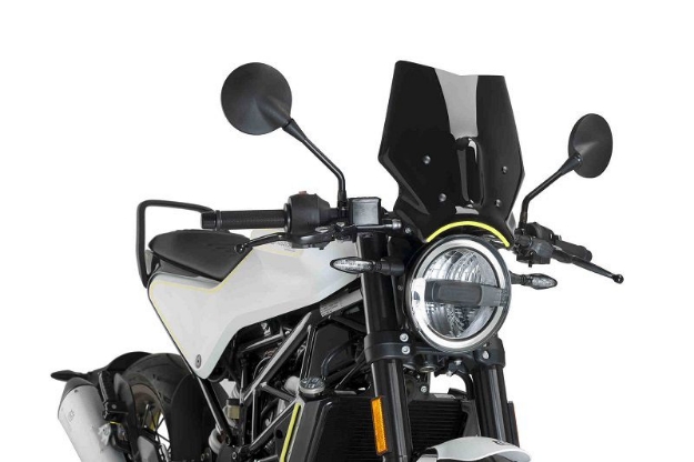 Afbeeldingen van Vervangingsruit naked bike Puig Husqvarna Svartpilen/Vitpilen 401 '17-'23--zwart