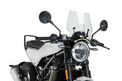 Afbeeldingen van Vervangingsruit naked bike Puig Husqvarna Svartpilen/Vitpilen 401 '17- '23 --transparant