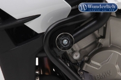 Afbeeldingen van Crash pads for the crash bars BMW S1000XR - titanium Wunderlich