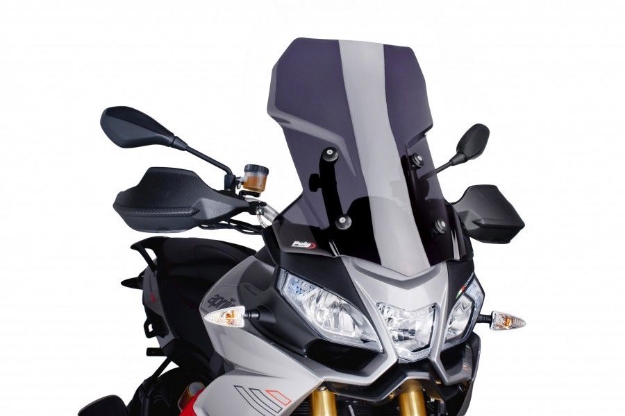 Afbeeldingen van Vervangingsruit touring Puig Aprilia Caponord 1200 '13- -zwart