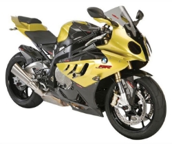 Afbeeldingen van Achterspatbord sport-line carbon met goud gaas BMW S1000RR '10-14 UVK