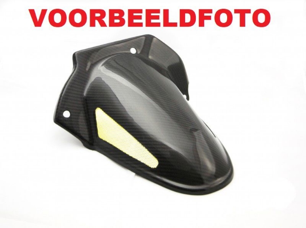 Afbeeldingen van Achterspatbord sport-line carbon met goud gaas Suzuki GSX-R1000 2005-2008 (sale)
