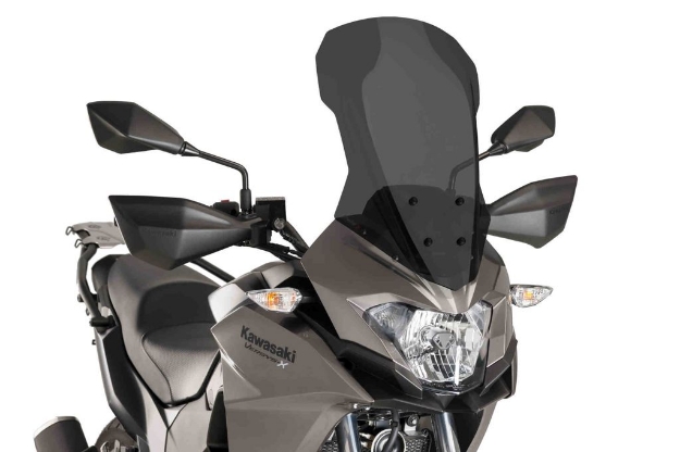 Afbeeldingen van Vervangingsruit touring Puig Kawasaki VERSYS X-300 '17- -zwart