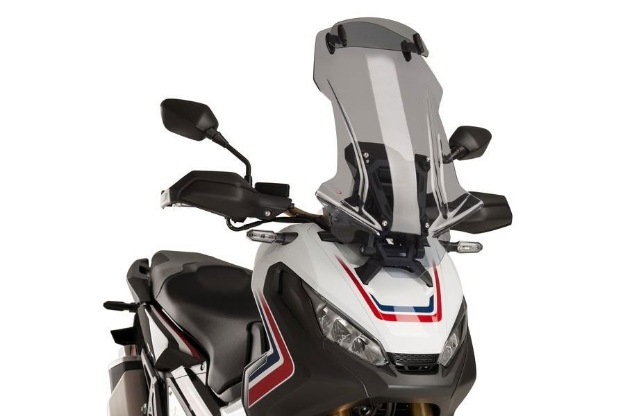 Afbeeldingen van Vervangingsruit touring met opzetruitje licht getint Puig Honda X-ADV '17-