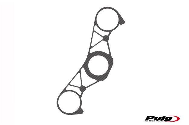 Afbeeldingen van Kroonplaatcover model X-TREME Puig voor Yamaha YZF-R1 '09-'11