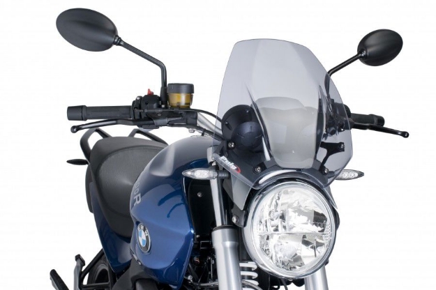 Afbeeldingen van Vervangingsruit naked bike Puig BMW R1200R '06-'14-licht getint
