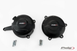 Afbeeldingen van Engine cover set 2-delig Puig Ducati Panigale 1199 / 1299