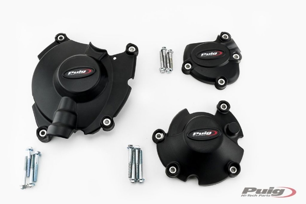 Afbeeldingen van Engine cover set 3-delig Puig Yamaha MT-10 '16-