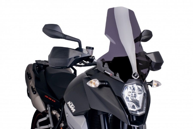 Afbeeldingen van Vervangingsruit touring Puig KTM 990 Supermoto T '09-12 -donker getint
