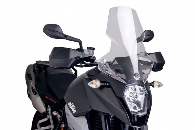 Afbeeldingen van Vervangingsruit touring Puig KTM 990 Supermoto T '09-'12-transparant