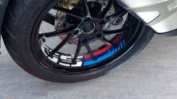 Afbeeldingen van Velglint Puig met logo diverse BMW R1200/1250GS modellen zwart