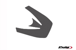 Afbeeldingen van Kroonplaatcover model X-TREME Puig voor Aprilia Shiver 750 '07-