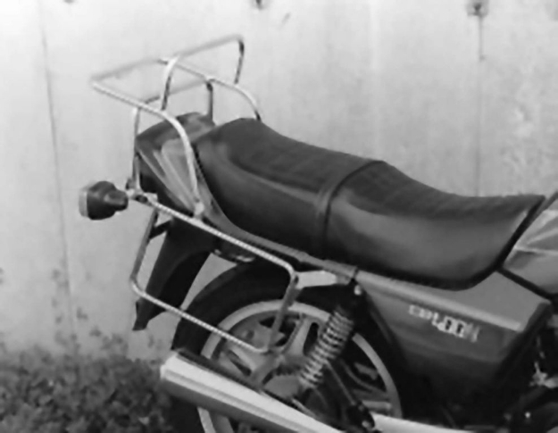 Afbeeldingen van Kofferrek chroom Hepco&Becker Honda CB250N/ CB400N '81-'86