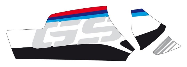 Afbeeldingen van Cardan protection sticker Puig diverse BMW modellen wit