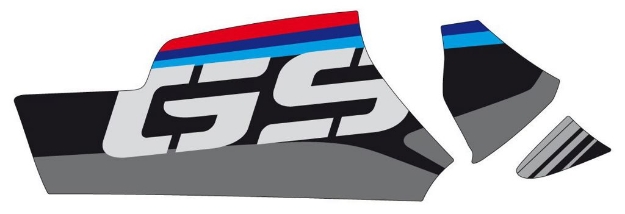 Afbeeldingen van Cardan protection sticker Puig diverse BMW modellen zwart