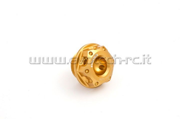 Afbeeldingen van Olievuldop Evotech diverse Suzuki / Aprilia / Kawasaki / Benelli  (M20x1,5)-Goud