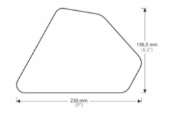 Afbeeldingen van Tank protector/grip stickers Puig diverse KTM modellen zwart