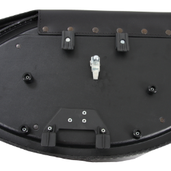 Afbeeldingen van Quick lock release voor lederen tassen Hepco&Becker GEMONTEERD (per zijde)