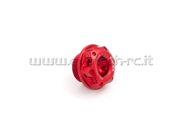 Afbeeldingen van Olievuldop Evotech diverse Honda/ Ducati/ Kawasaki/ Yamaha (M20x2,5)-Rood