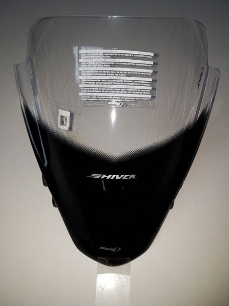 Afbeeldingen van Vervangingsruit jetstream Puig Aprilia SL750 Shiver 2010--Transparant-UVK