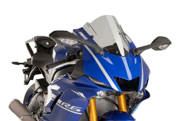 Afbeeldingen van Vervangingsruit Puig Z-Racing Yamaha YZF-R6 '17- / R7 '22- transparant