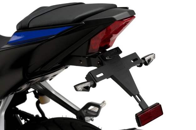 Afbeeldingen van Kentekenplaathouder zwart Puig Yamaha YZF-R125 '19-
