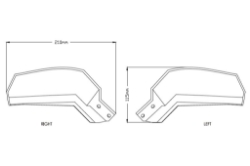 Afbeeldingen van Handkap extensions van Puig voor de Yamaha MT-09 Tracer/GT '18- -licht getint