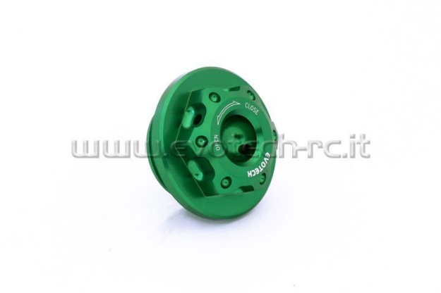 Afbeeldingen van Olievuldop Evotech Kawasaki diverse modellen (M30x1,5)-Groen