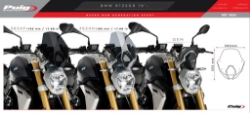 Afbeeldingen van Vervangingsruit naked bike Sport Puig BMW R1250R '19-22 licht getint