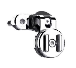 Afbeeldingen van Rem/koppeling bevestiging verstelbaar chrome - Clutch Mount Pro SP Connect