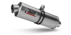 Afbeeldingen van MIVV Oval Classic RVS demper (small) Suzuki SV650N/S '99-'02