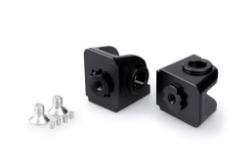 Afbeeldingen van VARIO voetsteunadapters voorzijde van Puig KTM Adventure 790/1050/1090/1190/1290+