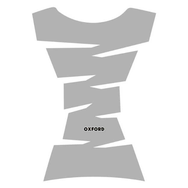 Afbeeldingen van Tank Pad model Jagged Zilver - Oxford UVK