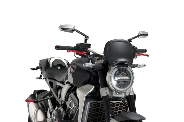 Afbeeldingen van Frontal Plate mat zwart Honda CB1000R Neo Sports Cafe '18-