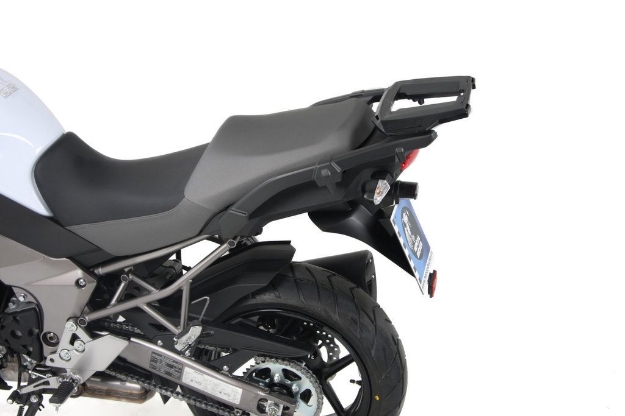 Afbeeldingen van Topdrager zwart Alurack Hepco&Becker Kawasaki Versys 1000 '12-'14