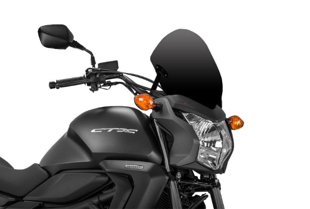 Afbeeldingen van Vervangingsruit naked bike Puig Honda CTX700N '14--zwart